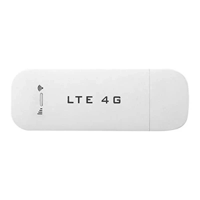 Immagine di Lazmin Adattatore di Rete USB 4G LTE Wireless WiFi Hotspot Router Modem Stick, Mini Condividi Fino a 10 utenti WiFi, Memoria, espansione 32 GB(Senza