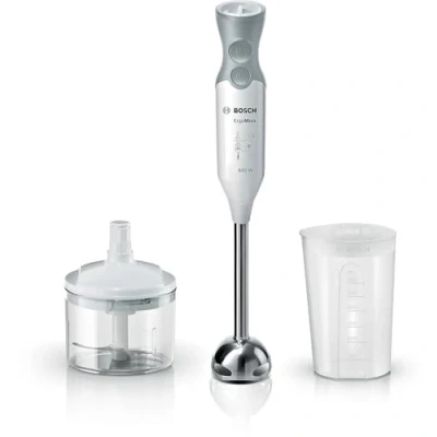 Immagine di Bosch ErgoMixx MSM66120 Frullatore ad immersione 600 W Grigio, Bianco (BOS FRULLAT IMMERS 600W WHT/GRY)