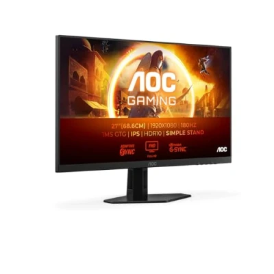 Immagine di AOC Gaming 27G4XED 27 Zoll FHD Monitor, 180 Hz, 1 ms, FreeSync Prem., G Sync comp., HDR10 (1920x1080, HDMI 2.0, DisplayPort 1.4) schwarz