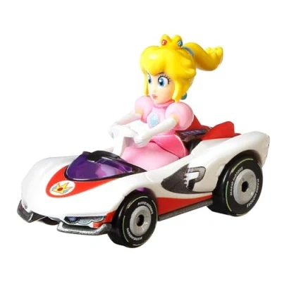 Immagine di Hot Wheels Kart P WING PEACH Mario GJH58 Die Cast Modellino auto Scala 1:64 lunghezza 5cm