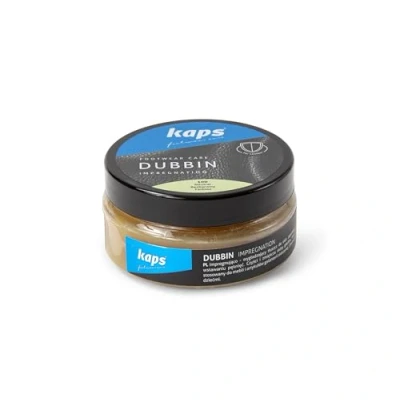 Immagine di Cera Dubbin Per Scarpe Di Qualità, Nutrimento E Impermeabilità Pelle, Kaps Dubbin, 3 colori (Trasparente, 100ml)
