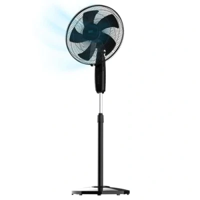 Immagine di Cecotec Ventilatore a Piantana EnergySilence 515 MaxFlow Black, 45 W, diametro 40 cm, 5 lame, timer 1 ora, 3 velocità e oscillazione automatica, altezza regolabile fino 135 cm