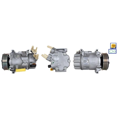 Immagine di LUCAS ACP01273 Compressore Aria Condizionata PAG 46 YF R134a, R1234yf con guarnizioni PEUGEOT: 208 I Hatchback, CITROËN: C4 II Cactus, C3 Picasso