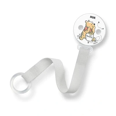 Immagine di NUK Disney Winnie the Pooh Laccetto portaciuccio e clip con senza anello Resistente infrangibile 1 pz.