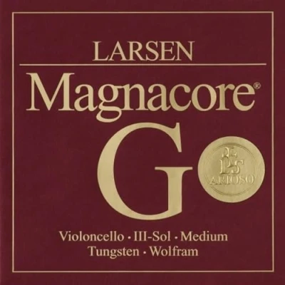 Immagine di Corde per violoncello LARSEN STRINGS Magnacore G Tungsteno Arioso