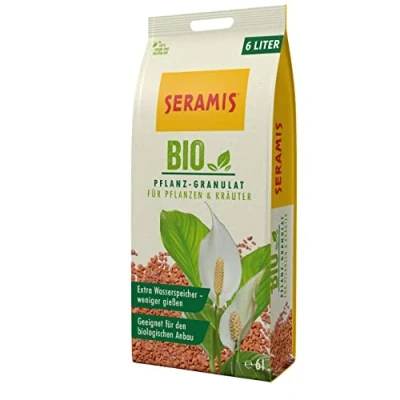 Immagine di Seramis Granulato organico per piante ed erbe, 6 l di argilla, argilla conservare acqua e nutrimenti