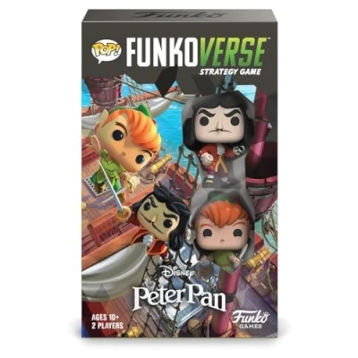 Immagine di Funko GAMES Verse: Peter Pan 100 Confezione da 2 (Gli Stili Possono variare), Captian Hook, And Tinkerbell Gioco Collezione, Colore Verso, 7,5 cm, 60863