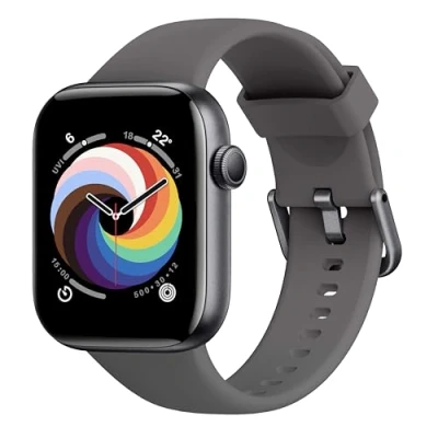 Immagine di AcclaFit Smartwatch Uomo Donna, 1.85&quot; Full Touch Screen con Effettua/Risposta Chiamate, Fitness Tracker Pressione Sanguigna e Monitor Sonno, 140+ Sport Step Counter per Android iOS