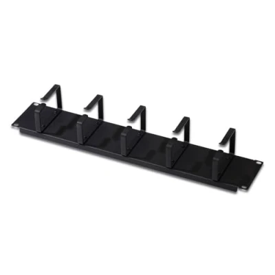 Immagine di Digitus DN 19 ORG 2U SW pollici Pannello passacavi per armadio rack 2 U Nero (RAL 9005)