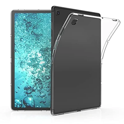 Immagine di kwmobile Custodia Protettiva Tablet Compatibile con Samsung Galaxy Tab S5e Cover Trasparente Morbida Silicone Nero/Trasparente