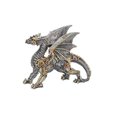 Immagine di Nemesis Now Dracus Machina Statuetta in argento 21 cm