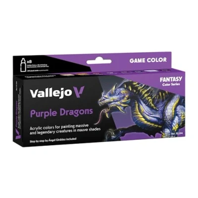 Immagine di Vallejo AV Game Color Set Draghi Viola (x8)