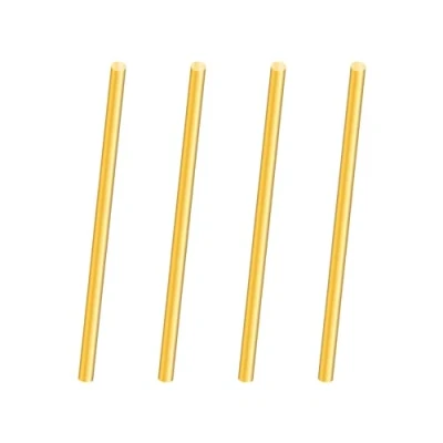 Immagine di iMeistek Barre in ottone, diametro 4 mm, lunghezza 100 ottone massiccio, per tornio bar, artigianato fai da te (4 pezzi)