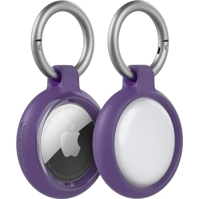 Immagine di OtterBox AirTags Clear Case, antishock e cadute, protezione Ultra sottile Rugged per Apple con moschettone, Eminence