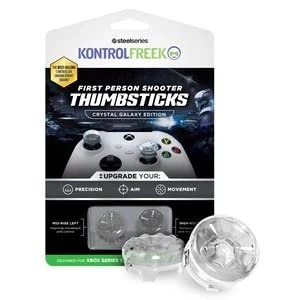 Immagine di KontrolFreek FPS Freek Galaxy Crystal per controller Xbox One e Series X levette ad alte prestazioni 1 vita alta media Cristallo