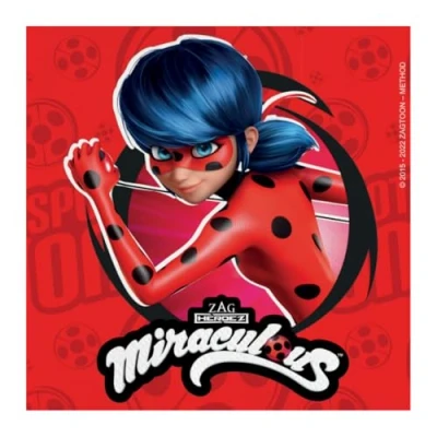 Immagine di BeenSmile, LADYBUG 33 CM TOVAGLIOLI, Tovaglioli di Carta, Articoli per Feste, Feste e Compleanni Bambini, 20 unità