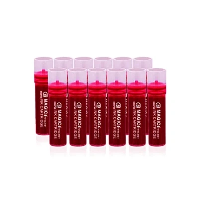 Immagine di ESENG® Cartuccia di inchiostro per pennarelli lavagne bianche Magic WM 218T (2X6 Rosso)