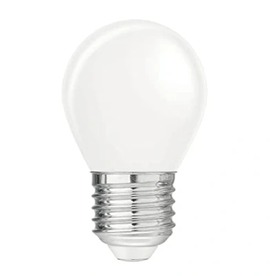 Immagine di Velamp lampadina LED a filamento diffusore Opal Forma Sfera (P45) Attacco vite grande (E27) Potenza 4W Equivalenti 40W Luminosità 470lm Temperatura colore 6500K (luce fredda)
