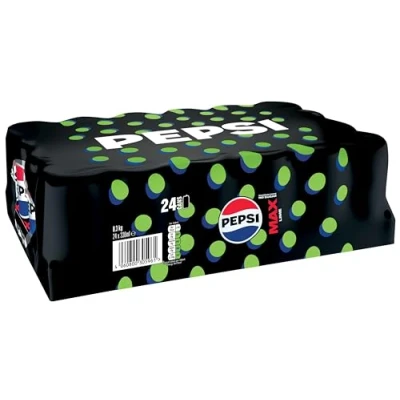 Immagine di Pepsi Max Lime No Sugar Cola Lattine 24 x 330ml