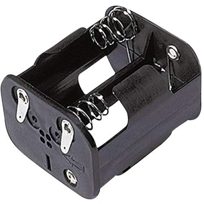 Immagine di MPD BH22CL Portabatteria 4x 1/2 Torcia (C) Terminali a saldare (L x L A) 61 54 40 mm