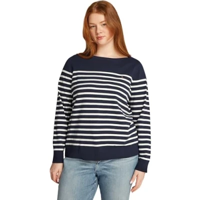 Immagine di Tommy Hilfiger Curve Maglione Dark night navy/ivory petal, Donna, Taglia: 54, petal
