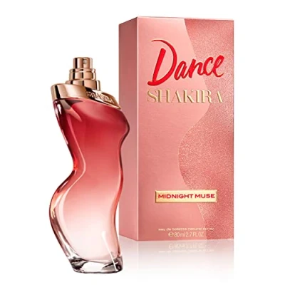 Immagine di Shakira Perfumes Dance Midnight Muse Eau de Toilette per Donne, Fragranza Floreale Femminile con Bergamotto, Pera, Pepe Rosa, Fiori Bianche e Vaniglia 80 ml