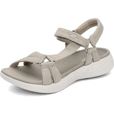 Immagine di Skechers On The Go 600 Brilliancy, Scarpe da Ginnastica Basse Donna, Beige, 38 EU