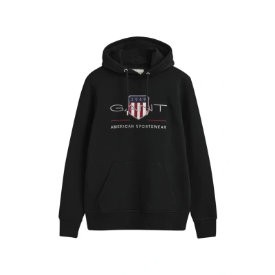 Immagine di GANT REG Archive Shield Felpa con cappuccio, Uomo, Taglia: XXL, Black