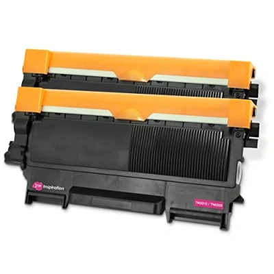 Immagine di 2 Toner Compatibili per Brother TN2220 TN2010 HL 2130 2132 2135W 2220 2230 2240 2240D 2250DN 2270DW DCP 7055 7055W 7060D 7065DN 7070DW MFC 7460DN 7860DW 2.600 Pagine Nero