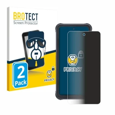 Immagine di brotect (2 Pezzi Pellicola Privacy per Cubot King Kong 8 [Anti Spy, Protettiva Chiara, Blue Light Filter]