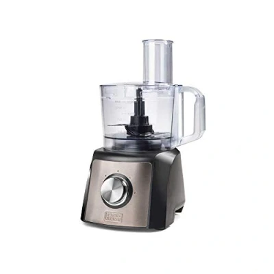 Immagine di BLACK+DECKER BXFPA1200E Robot da cucina. 1200W. Recipiente 1.5L. 2 velocità/funzione turbo. 8 accessori. Finitura acciaio inossidabile anti impronta. Lame e dischi in inossidabile. Senza BPA