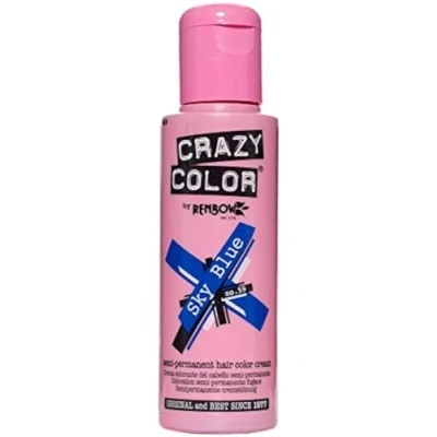 Immagine di Crazy Color 2 colori semi permanenti per capelli, 100 ml, colore: azzurro cielo