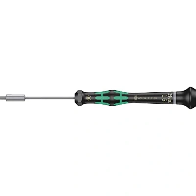 Immagine di Wera 2069 Elettronica e meccanica di precisione Cacciavite a esagono esterno Dimensione chiave (metrica): 1.5 mm Lunghezza della lama: 60