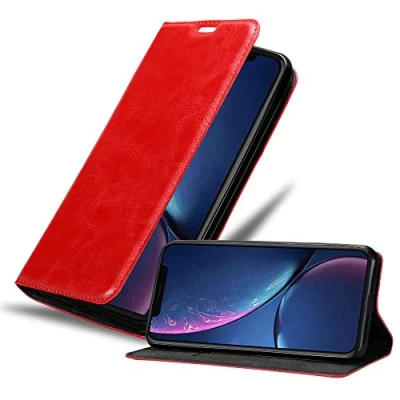 Immagine di Cadorabo Custodia Libro per Apple iPhone 11 PRO (XI PRO) in ROSSO MELA con Vani di Carte, Funzione Stand e Chiusura Magnetica Portafoglio Cover Case Wallet Book Etui Protezione