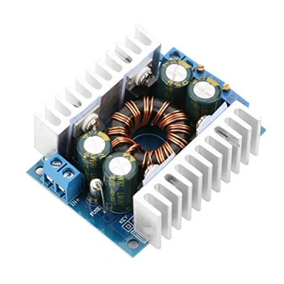 Immagine di modulo convertitore di tensione, regolatore tensione boost da DC5 30V a 1,25 30V, potenza, step up/down automatico, sovracorrente, cortocircuito