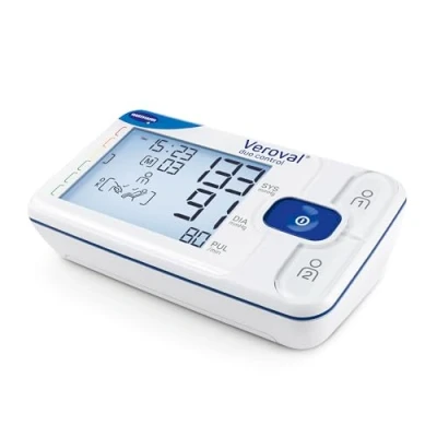 Immagine di Misuratore di Pressione da Braccio Veroval Duo Control: Il che Rileva Correttamente anche le Aritmie Medium; 1 Scatola