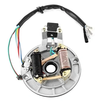 Immagine di Estator Pit Bike 125Cc Statore 125 Stator Magneto Gio Chinois Bobina Magnete Piastra Pickup Accensione Dispositivi Di Per Moto Pit/A