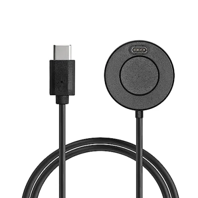Immagine di kwmobile Caricatore Compatibile con Garmin Instinct 2 Solar/Instinct Caricabatterie USB C Activity Tracker Cavo Fitness Watch 100 cm nero