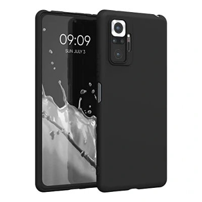 Immagine di kwmobile Custodia Compatibile con Xiaomi Redmi Note 10 Pro Cover Back Case per Smartphone in Silicone TPU Protezione Gommata nero matt