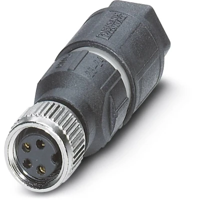 Immagine di Phoenix Contact 1441053 Connettore non confezionato per sensore o attuatore M8 Presa dritta Numero di poli: 4 1 pz.