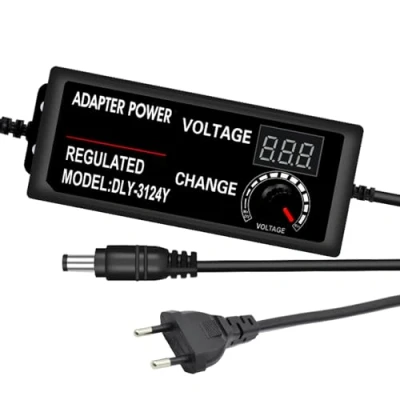 Immagine di GERUI adattatore di rete regolabile da 3 a 12 V, 60 W, 5 A, con display LED, AC DC, per monitor LCD, motore, router, fotocamera, ecc, dianyuanshipeiqi 1