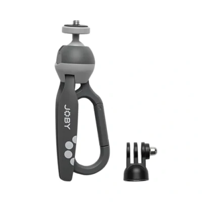 Immagine di JOBY HandyPod Clip Action Treppiede Mini con Moschettone per Cam, compatible gamma GoPro, HERO12, Insta360, Fotocamera Compatta SONY ZV 1 II (JB01838 BWW)