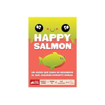 Immagine di Exploding Kittens Happy Salmon Gioco di carte Edizione in lingua spagnola