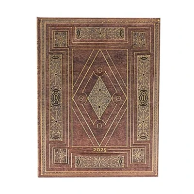 Immagine di Paperblanks Calendario 12 mesi 2025 First Folio Ultra Verticale Chiusura con fascia elastica