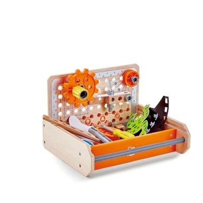 Immagine di Hape Cassetta degli Attrezzi scientifica Junior Inventor Gioco Mint con esperimenti per Bambini dai 4 Anni in su, Multicolore, 30 x 8,7 26,6 cm, E3029