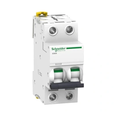 Immagine di Schneider Electric a9 F74220 iC60 N DC, acti9, 2P, 20 A, curvatura C, 50/60 HZ, Bianco