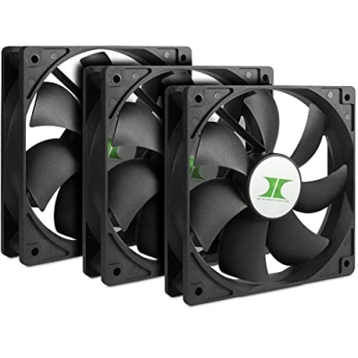 Immagine di Inter Tech 88887289 Ventola per PC case Nero (L x A P) 120 25 mm