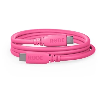 Immagine di RØDE Cavo USB C a SuperSpeed SC27 per trasferimento dati veloce fino 5 Gbps e alimentazione da 60W (2 m, rosa)