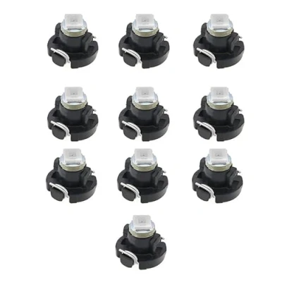 Immagine di Create idea 10PCS T3 8mm Cono LED Lampadina 1LED SMD1210 Chip 10LM Estremamente Luminoso per Auto Cruscotto Strumento Lettura Calibro Luce Pannello 12V 6000K Bianco