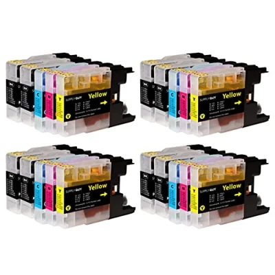 Immagine di Supply Guy 20 cartucce compatibile con Brother LC 1240 1220 per DCP J525W J725DW J925DW MFC J430 Series J5910DW J625DW J6510DW J6710DW J6910DW